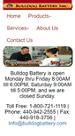 Mobile Screenshot of bulldogbattery.com